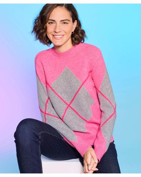 Thermolactyl Argyle Jumper 