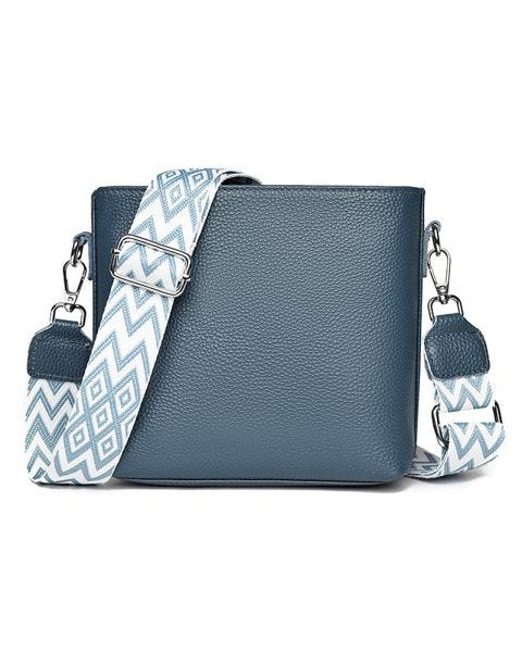 Envy - Leather Shoulder Bag Patterned Strap