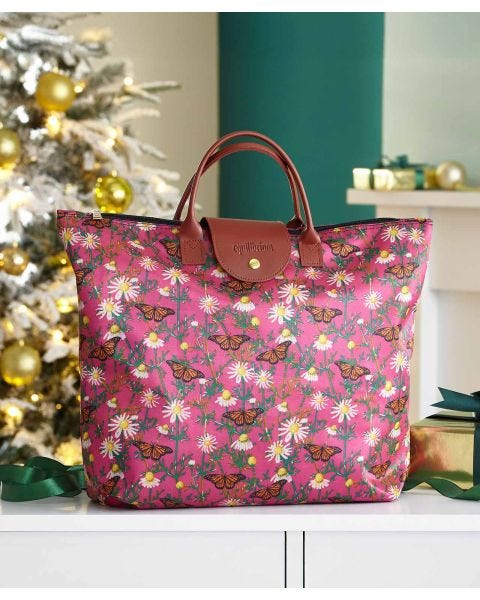 Wipeable Folding daisy bag 
