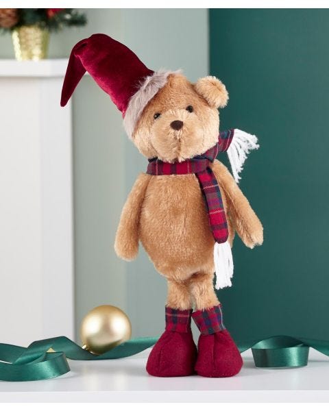 Standing Christmas Teddy Bear