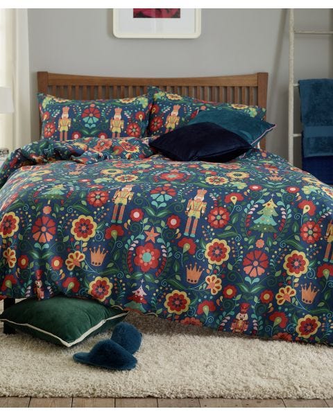 Deyongs Folkloric Nutcracker Duvet Set