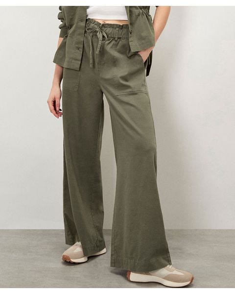 Apricot Wide Leg Trouser