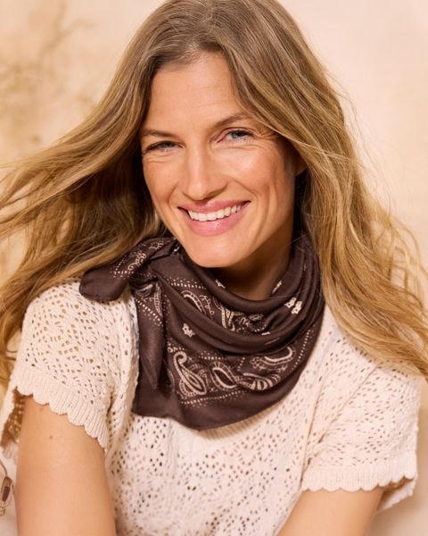 Bandana Print Scarf 