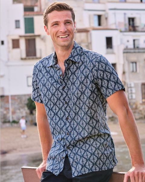 Brook Taverner Geo Short Sleeve shirt