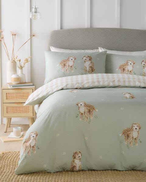 Hattie The Cockapoo Duvet Set