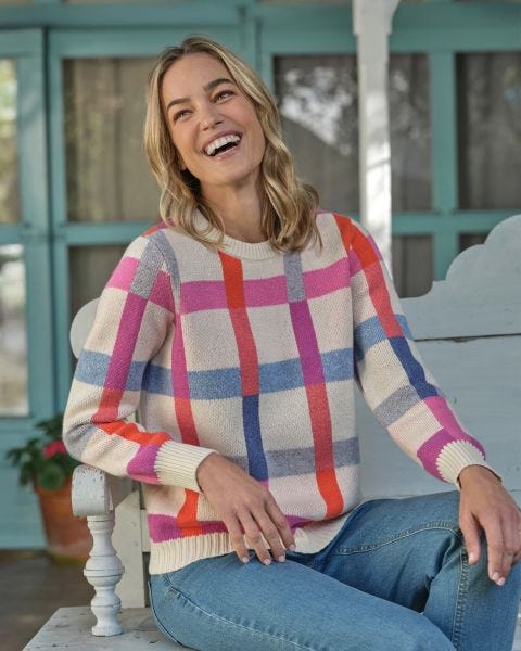 Woolovers Check Jumper