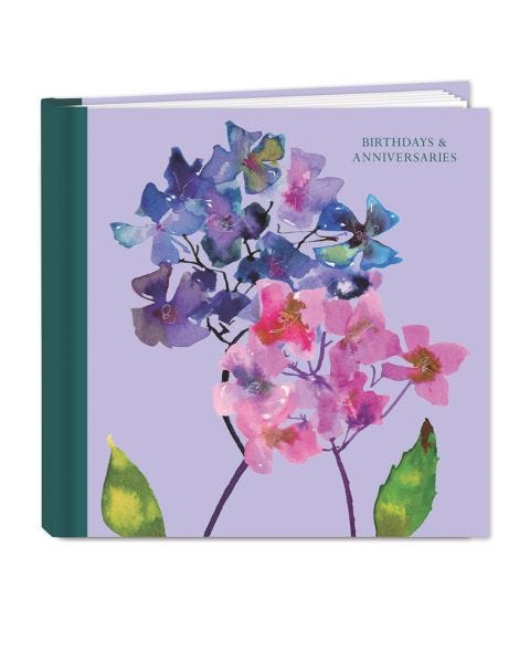 Birthdays and Anniversaries Book
