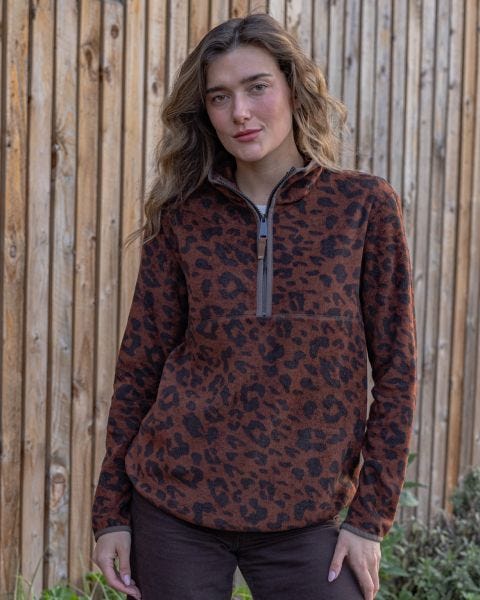 Regatta Womens Frankie Borg Half Zip Fleece