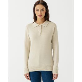 Polo Collar Jumper Sweater