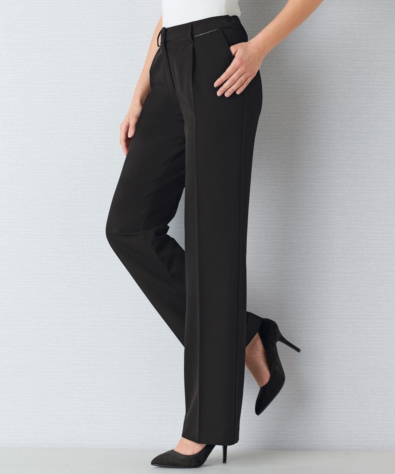 Black formal trousers womens top