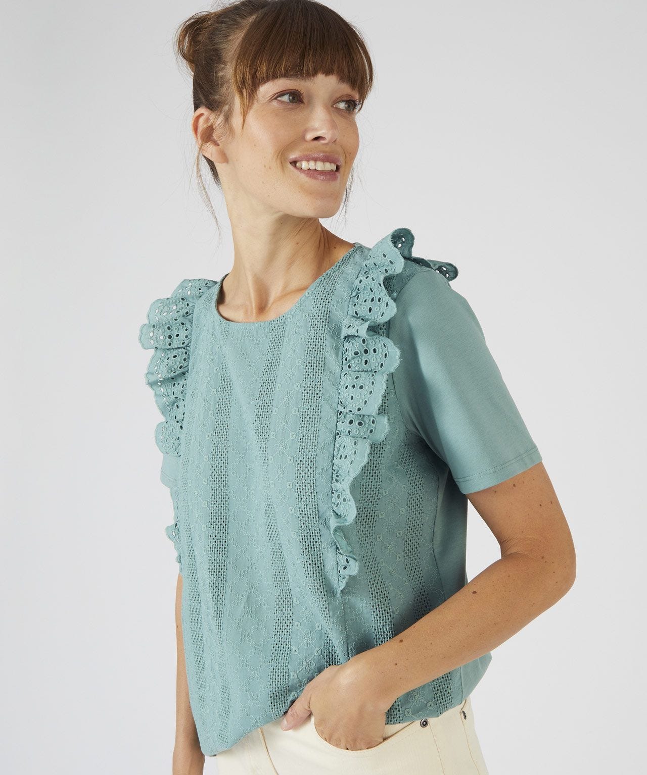 Soor ploom Frill tee Gumdrop 6Y