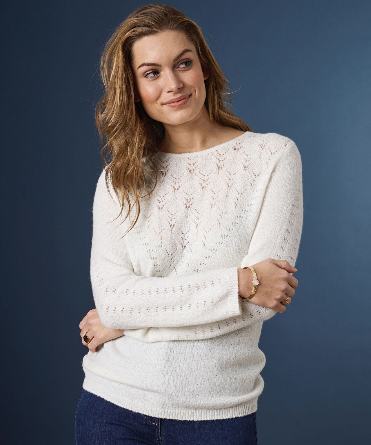 Ladies Jumpers Knitwear Damart Color: Purple