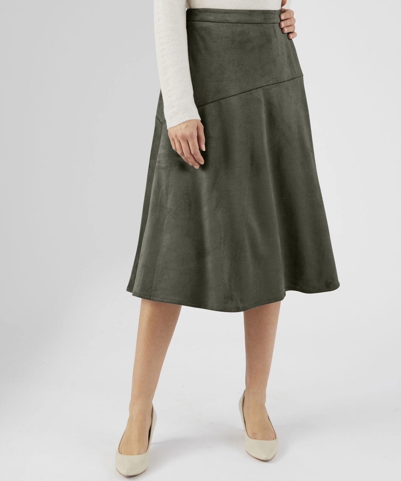 Suedette Skirt Skirt Damart