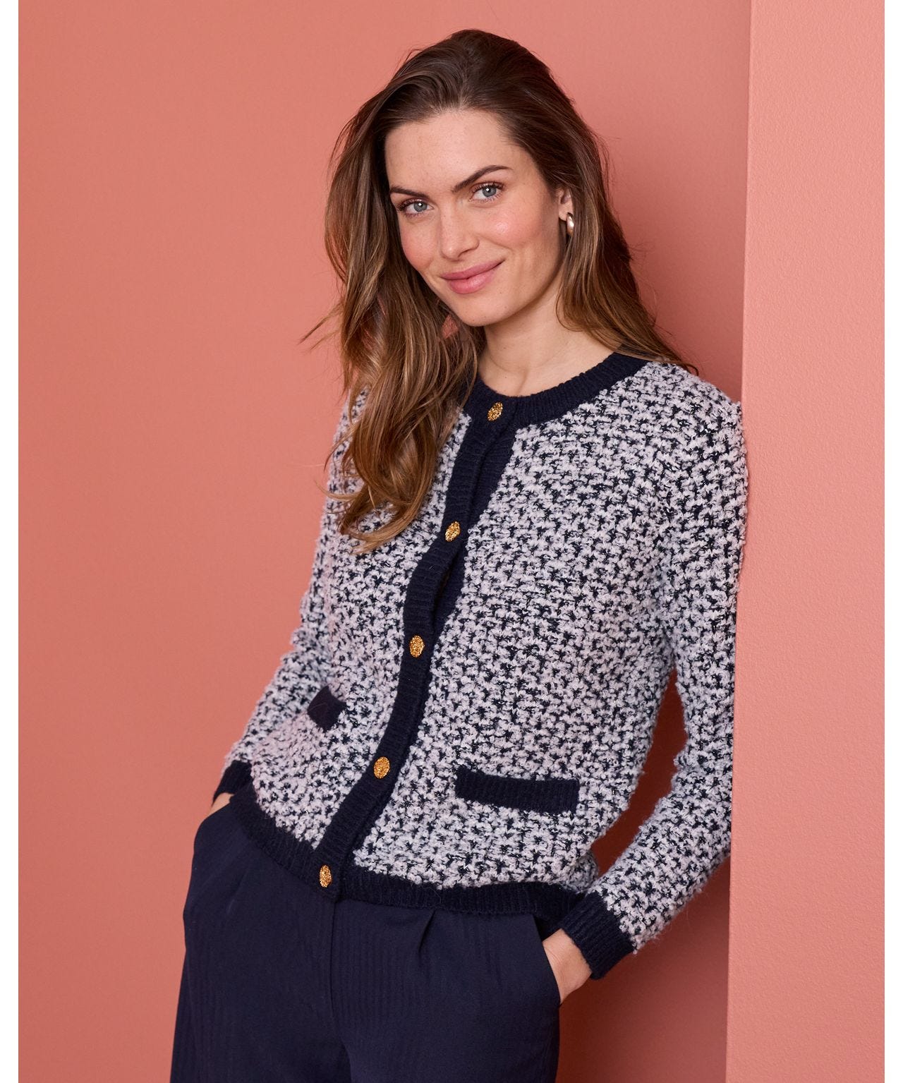 Bouclé Cardigan