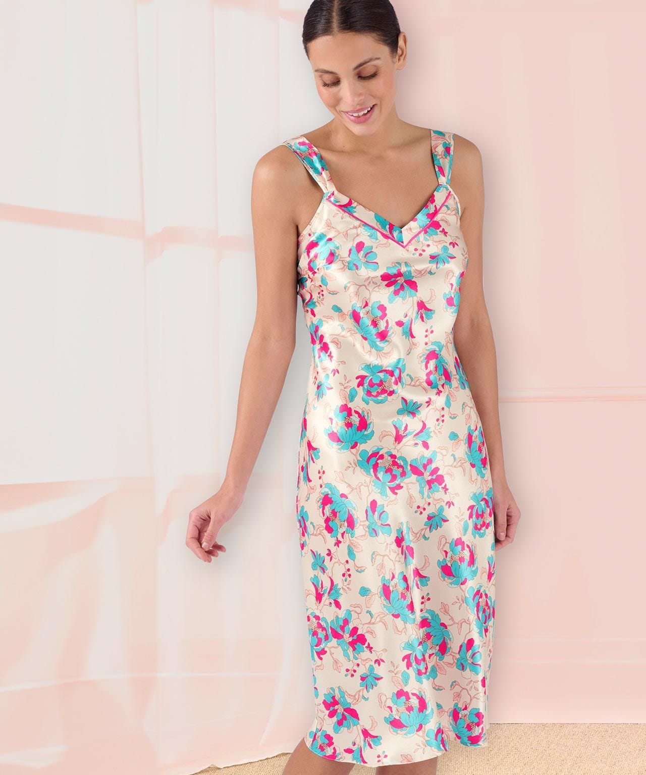 Sleeveless Damart Robe Senior Ladies Night Dresses Nighties Damart