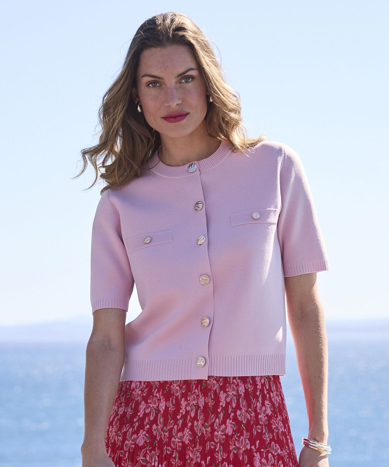 Short Sleeve Cardigan - Cardigan - Damart.co.uk