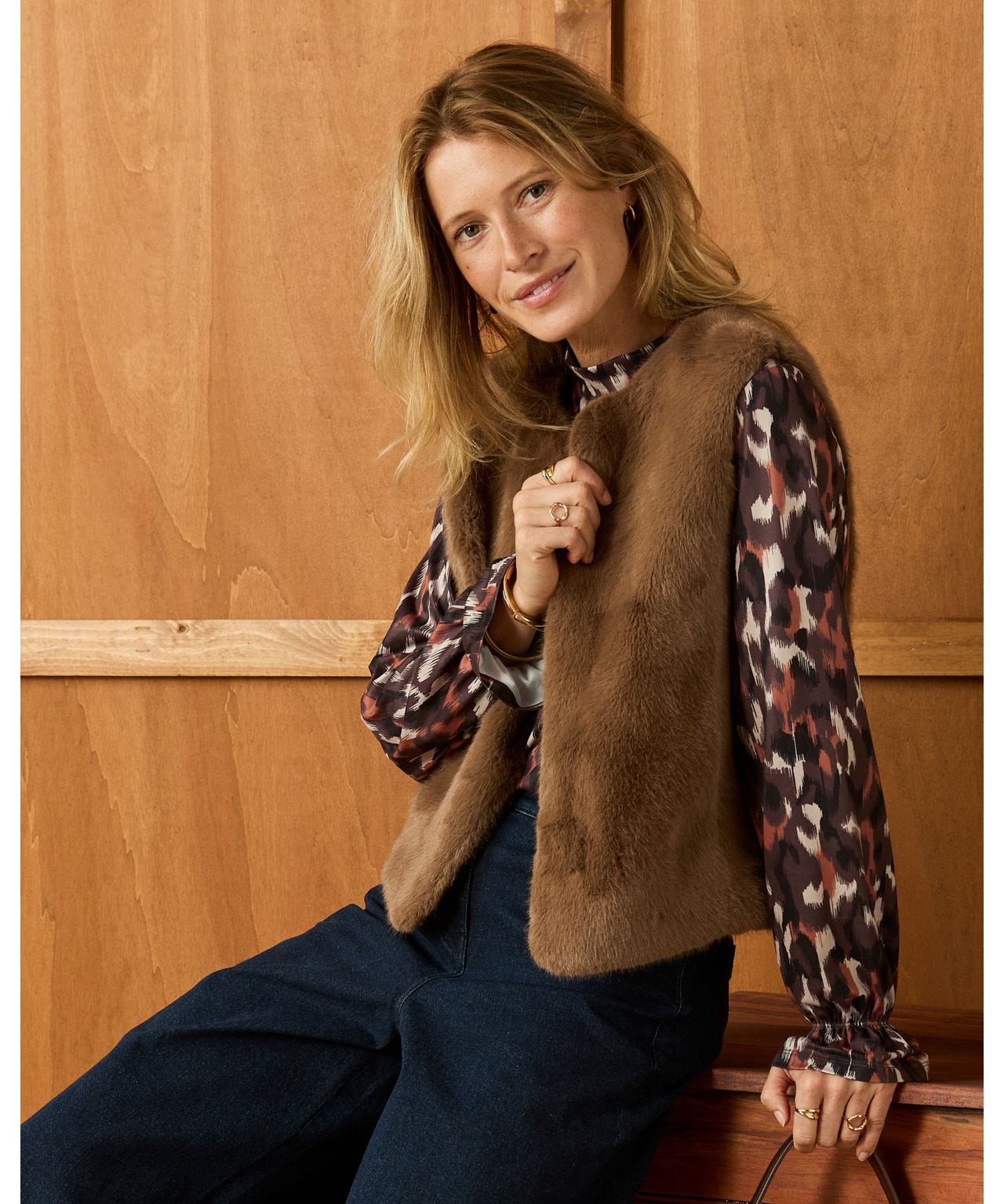 Faux-fur Gilet