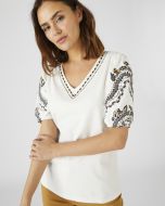 Organic Cotton Embroidered T-shirt
