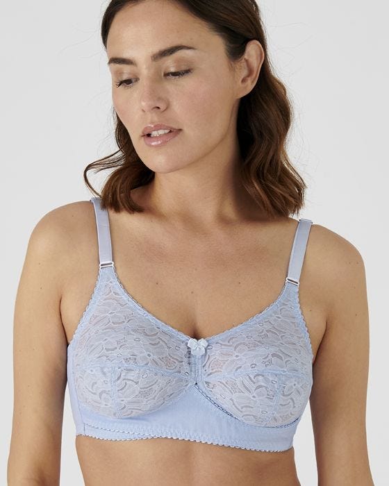 Pack of 2 Non-Wired Lace Bras - Bra 