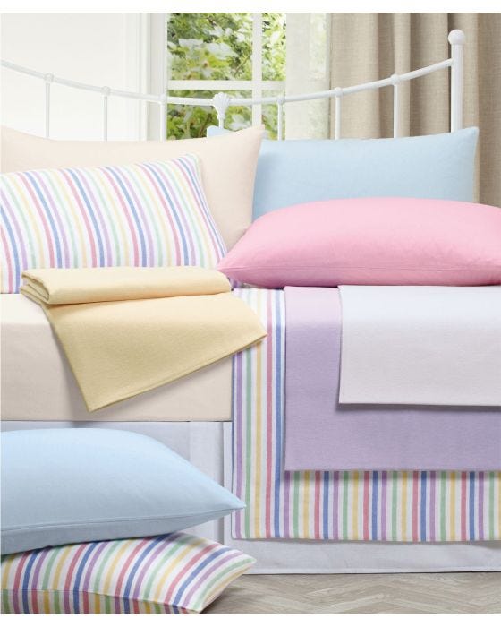 Flannelette Flat Sheet None Damart.co.uk