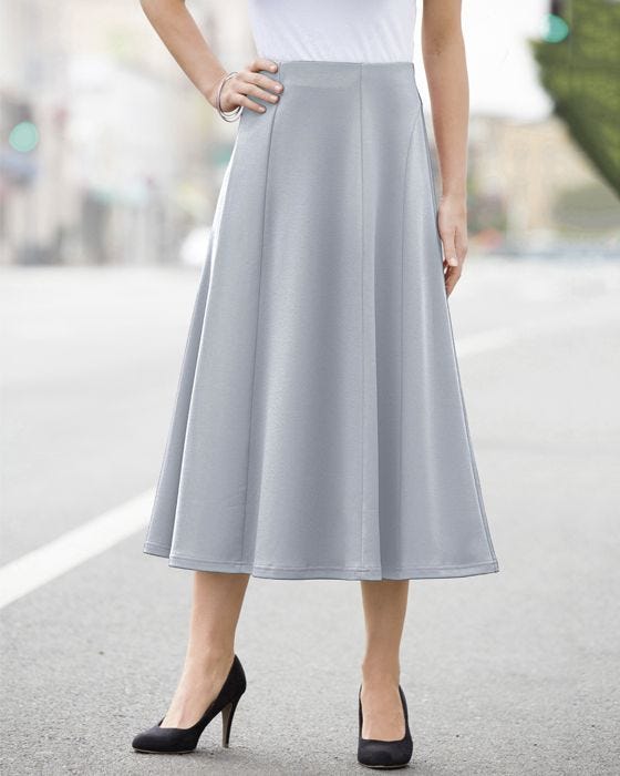 Silver grey skirt uk sale
