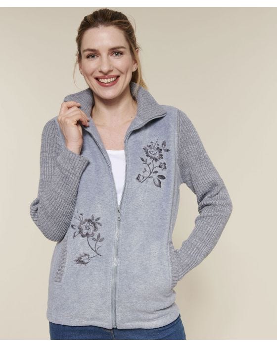Damart fleece clearance cardigan