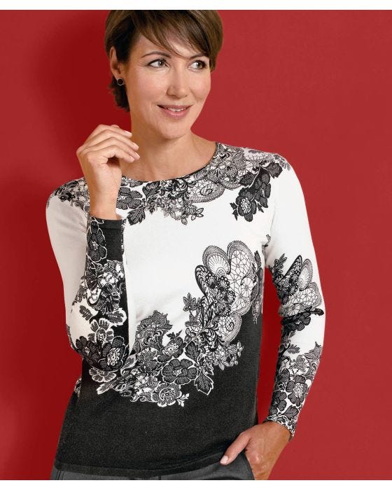 Printed sweater 2025