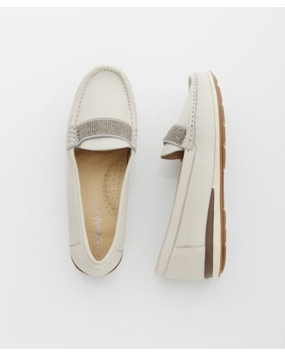 Diamante Detail Loafers Mocassin Damart