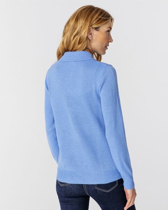 damart polo collar sweater