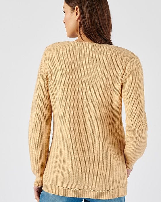V-neck Jumper - Sweater - Damart.co.uk