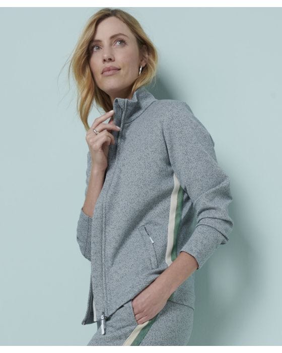 Zip Leisure Top Cardigan Damart