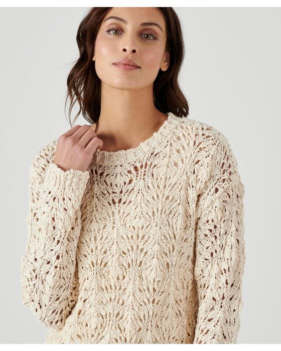 Crochet Jumper Sweater Damart