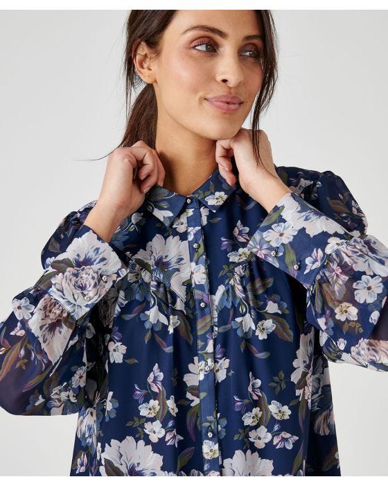 Printed Blouse - None - Damart.co.uk