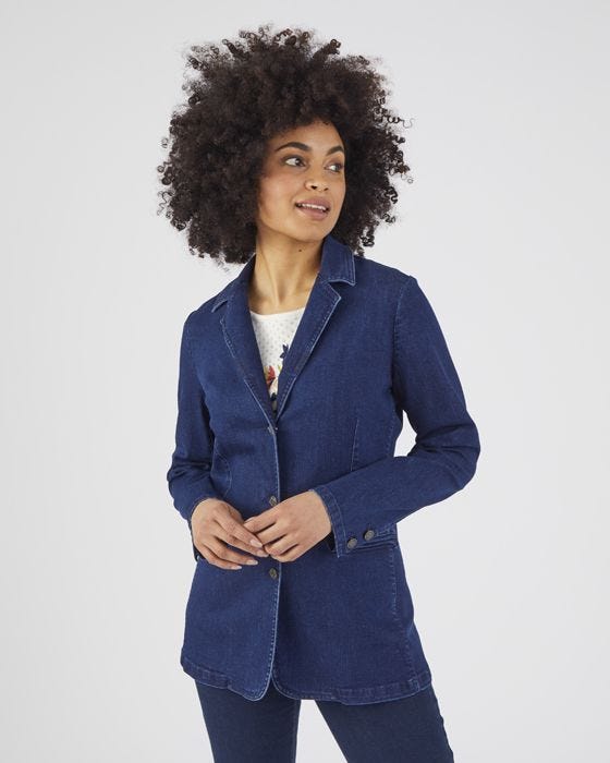 Damart denim jacket store