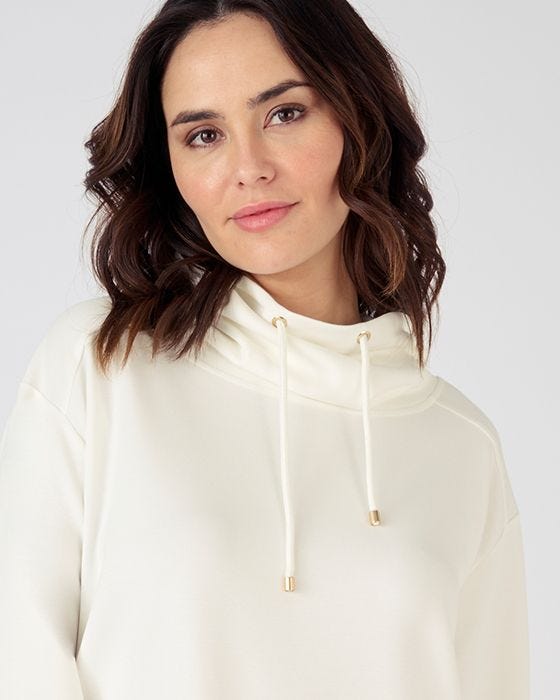 Cowl neck hoodie clearance womens uk