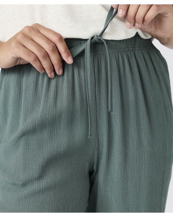 Crinkle Trousers - Trousers - Damart.co.uk