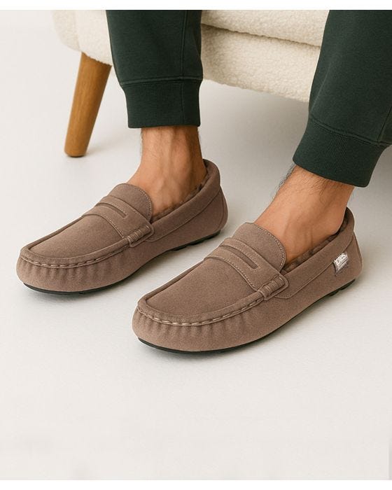 Totes Isotoner® Mens Suede Moccasin
