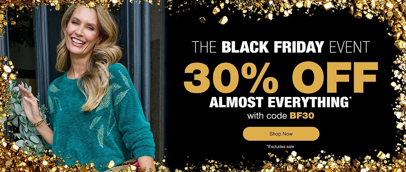 Black Friday - 30% off with code BF30 - Shop now