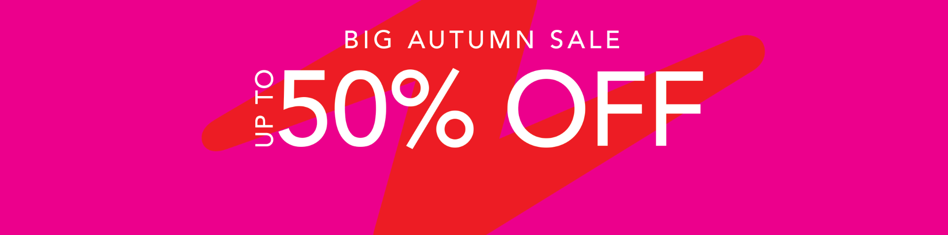 Autumn sale 30% off