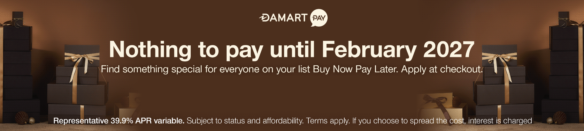 Nothing to pay until Feb 2027