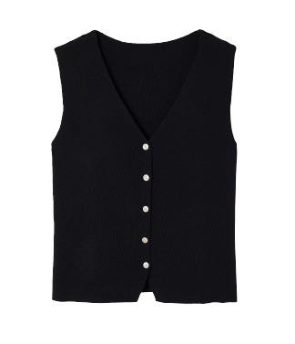 knitted waistcoat