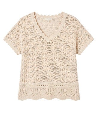 pointelle jumper