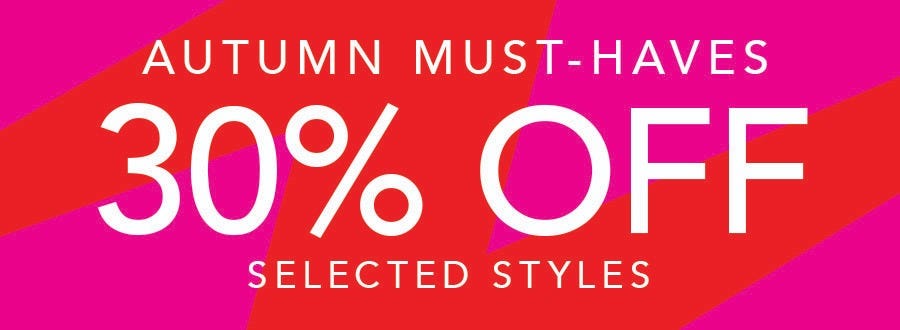 Shop autumn sale