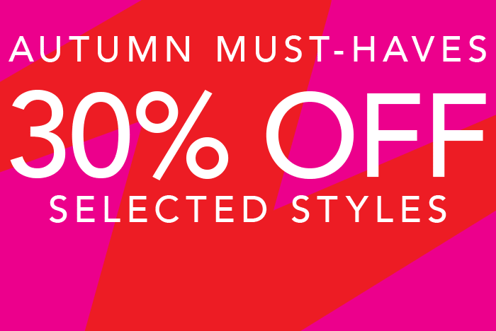 Shop savings 30% off