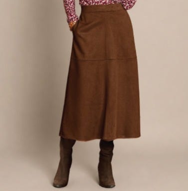 Suedette skirt