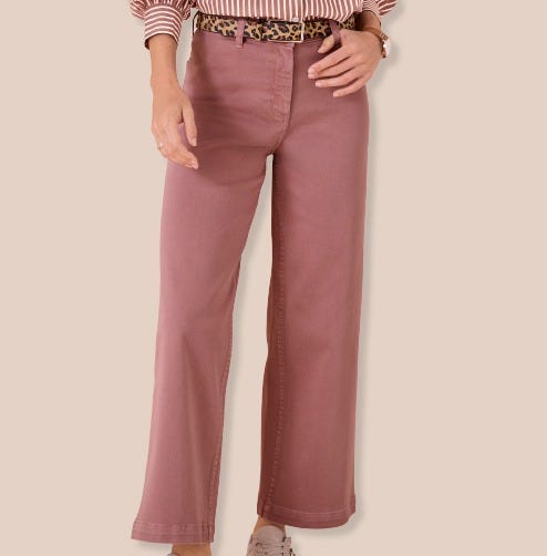 Suedette trouser