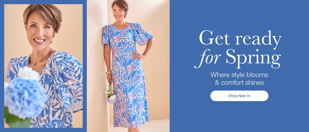 Get ready for spring - Shop new in