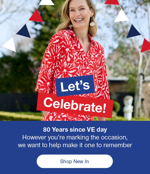 Let's celebrate VE day - Shop new in