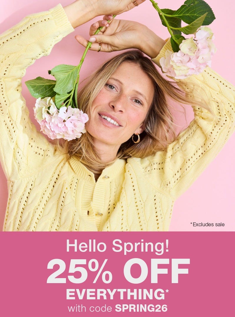 25% off with code spring26
