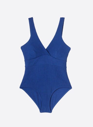 Blue swimwear